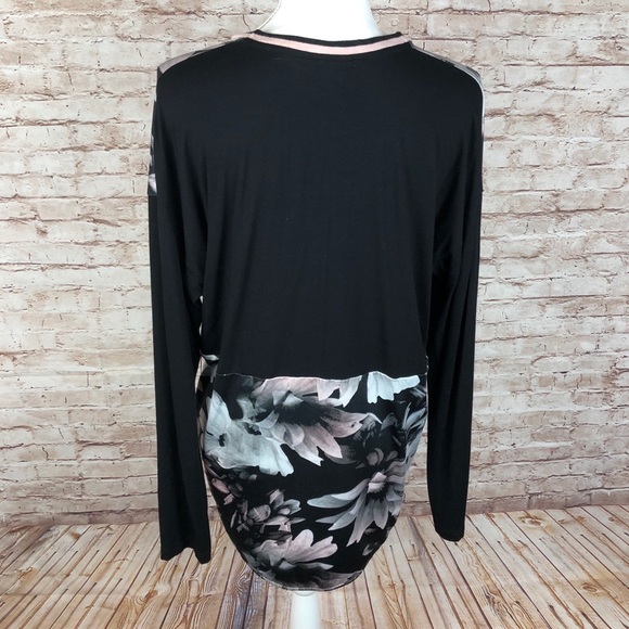 Gerry Weber Size 12 New York Floral Long Sleeve Top EUC - Picture 7 of 9